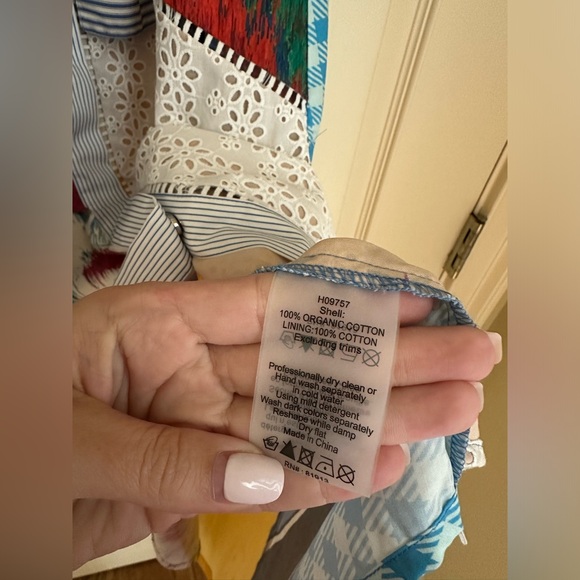 Hope For Flowers by Tracy Reese Patchwork Shirt Dress NWT - Picture 8 of 11